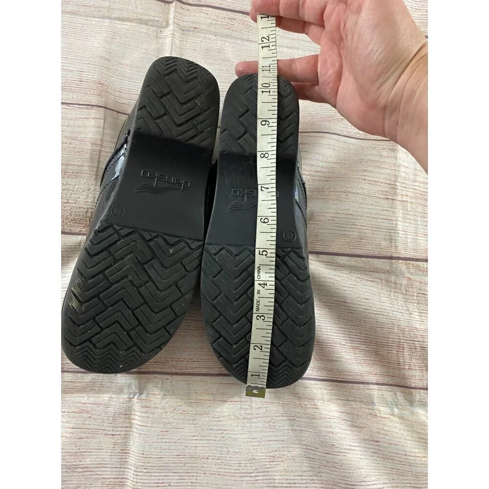 Dansko Women's Black Patent Leather Cloga - 40 (9.5-10) - Picture 7 of 11